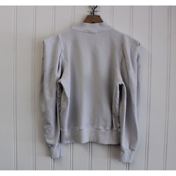 AGOLDE Women’s  Folded Sleeve Sweatshirt Off White Size XS - Picture 12 of 12